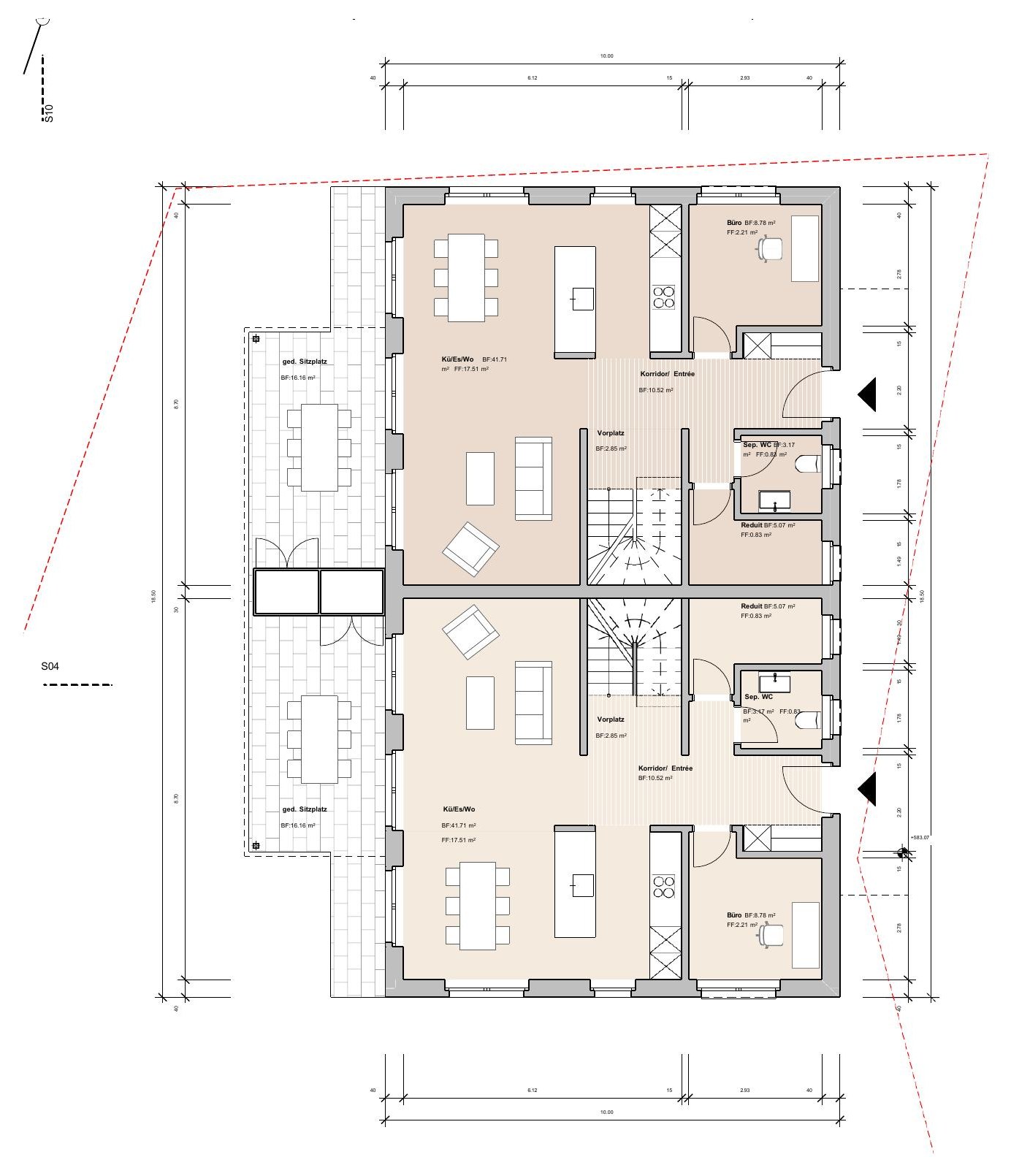 Erdgeschoss – EG-Grundrissplan