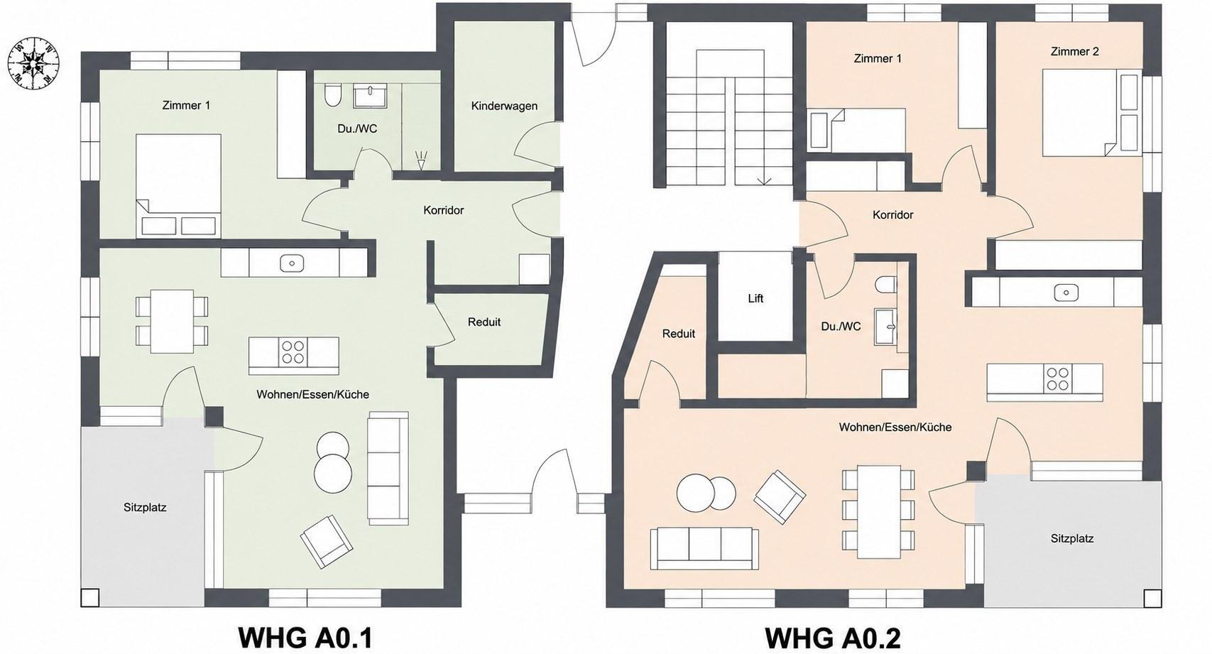 Grundriss Wohnung A0.2
