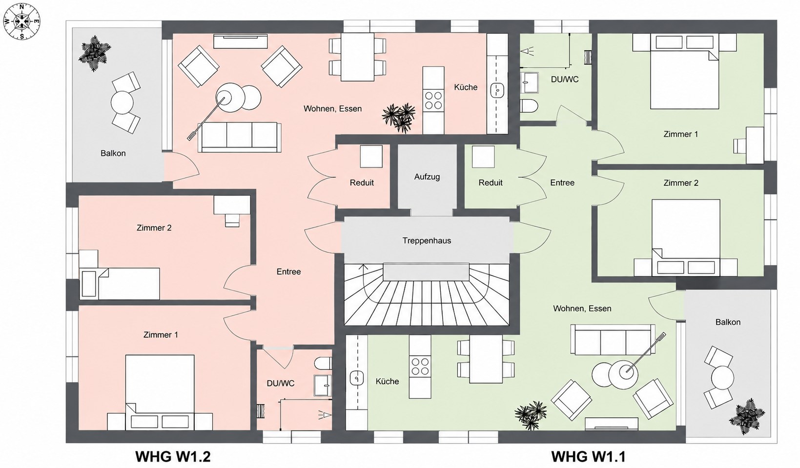 Grundriss Wohnung W11