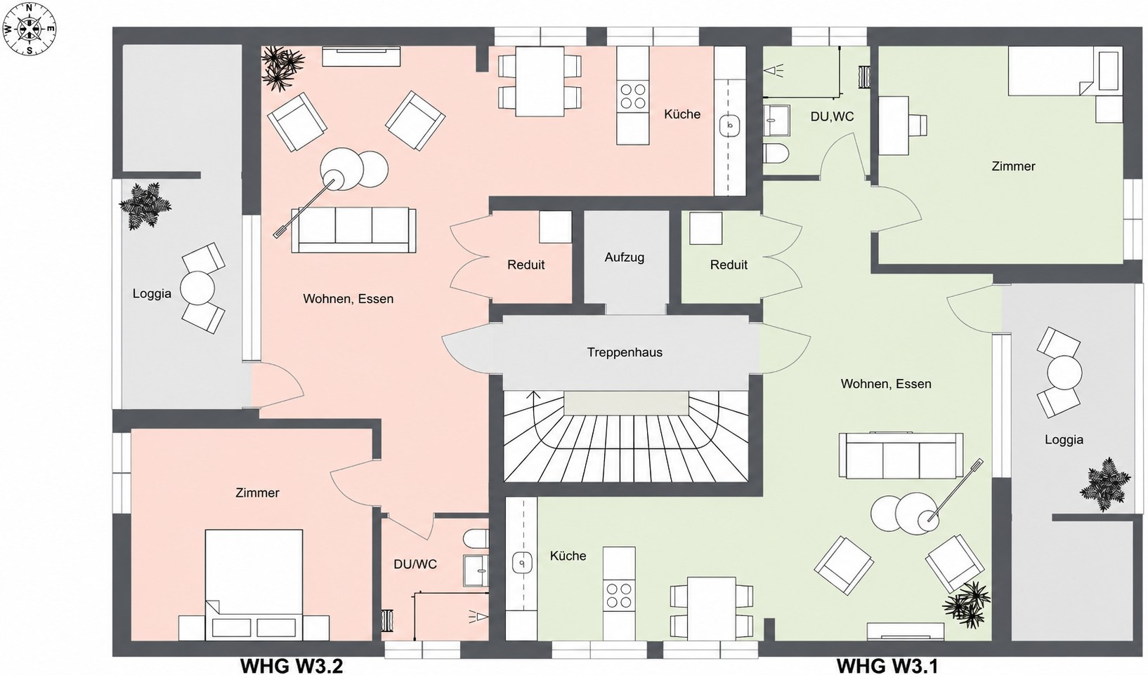 Grundriss Wohnung W31