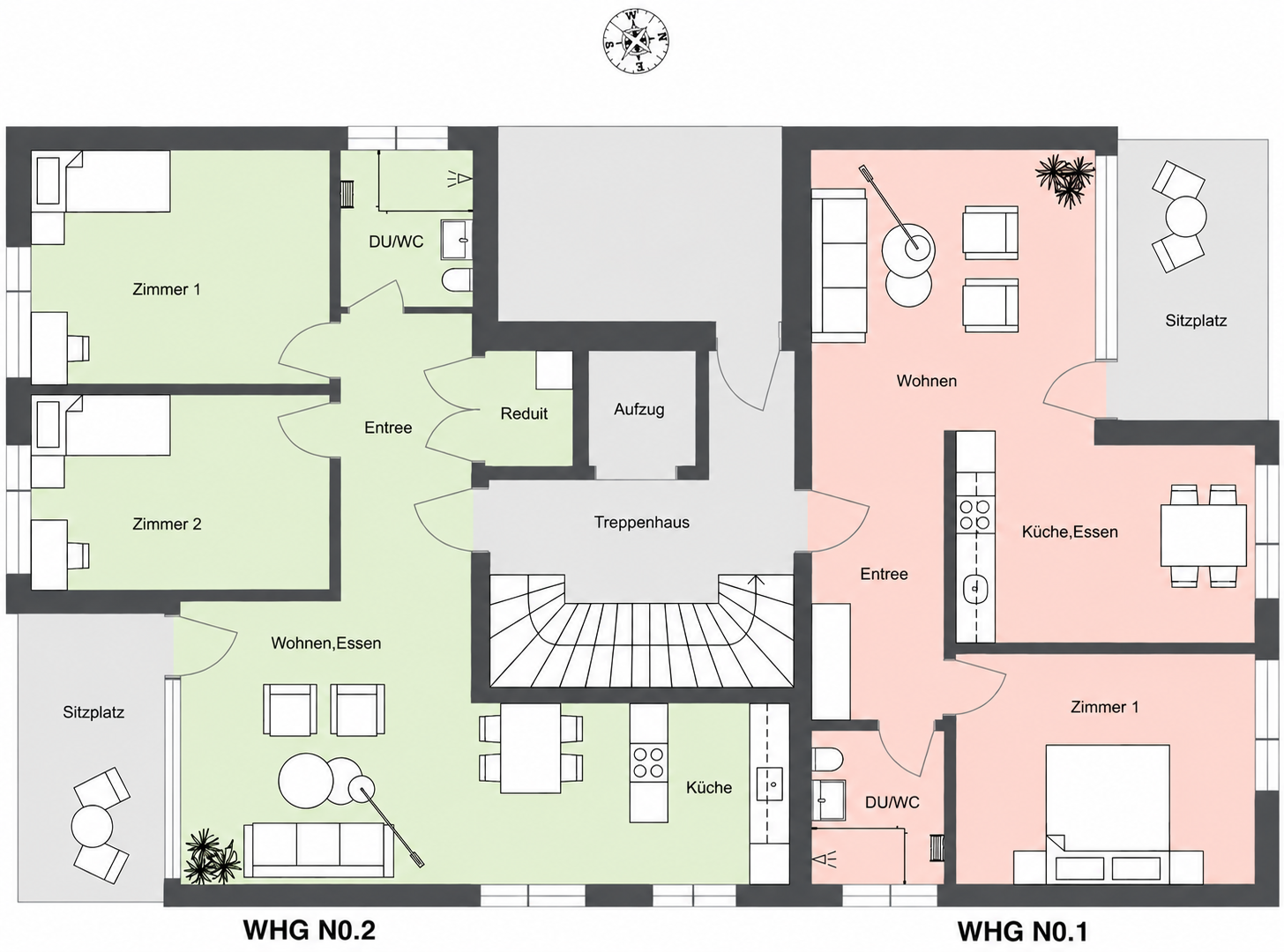Grundriss Wohnung N02